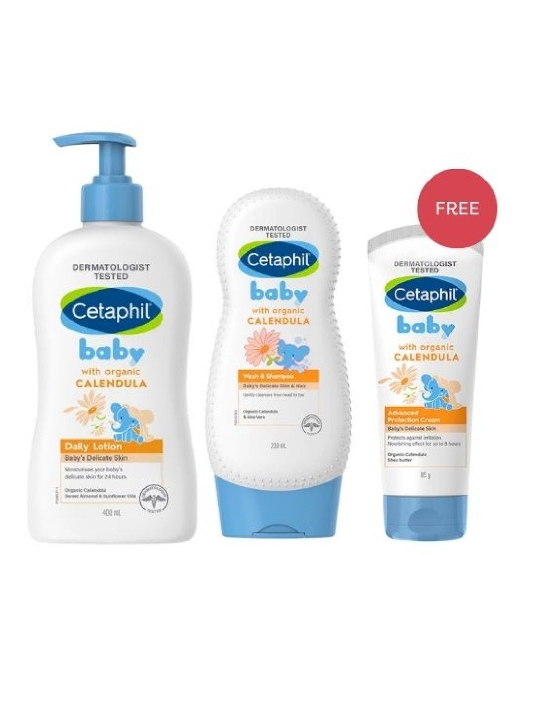 Cetaphil baby daily lotion with organic hot sale calendula color